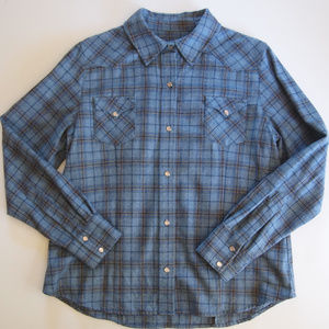 Wool Plaid Pendleton Pearl Snap Shirt PL